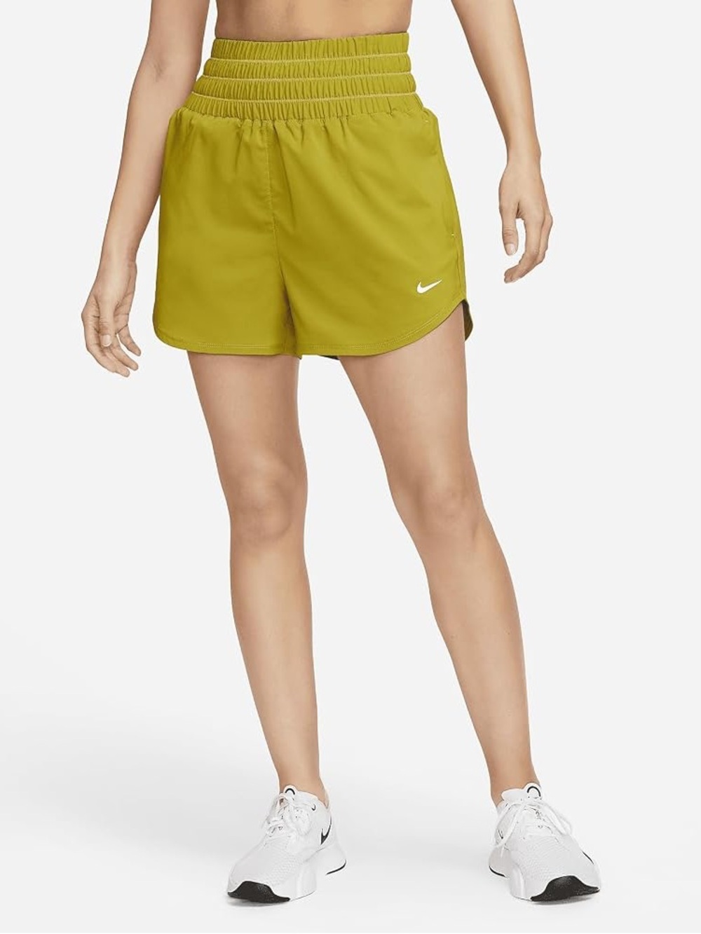 Nike One Ultra High-Waisted Brief-Lined Shorts